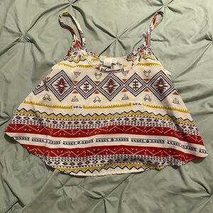 Body Central Multicolor Tribal Print Camisole